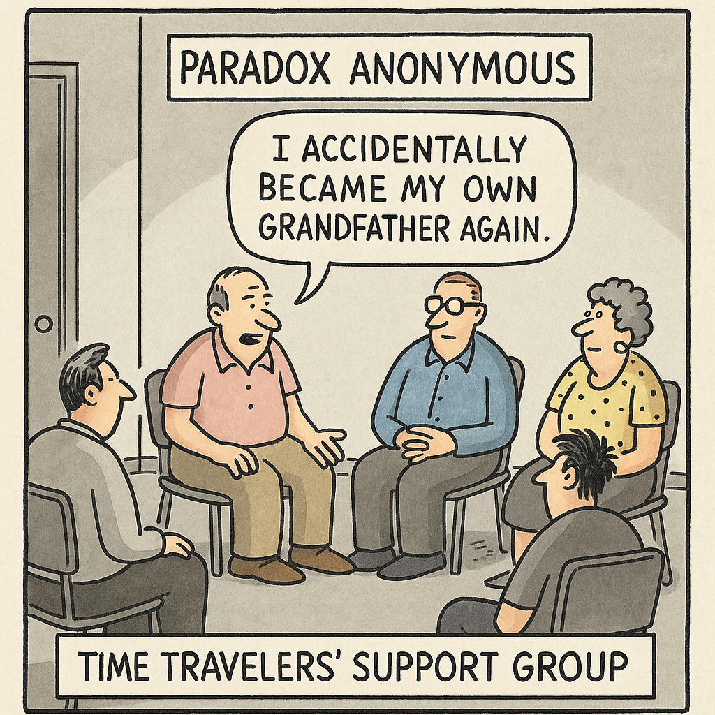 time travelers support group i accidentally became my own gr